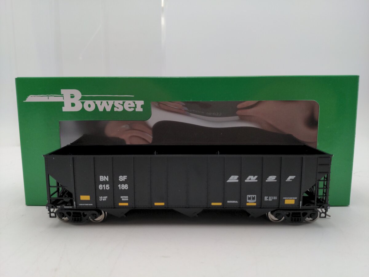 Bowser 43181 HO BNSF Railway Executive Line 100-Ton 3-Bay Hopper RTR #615186