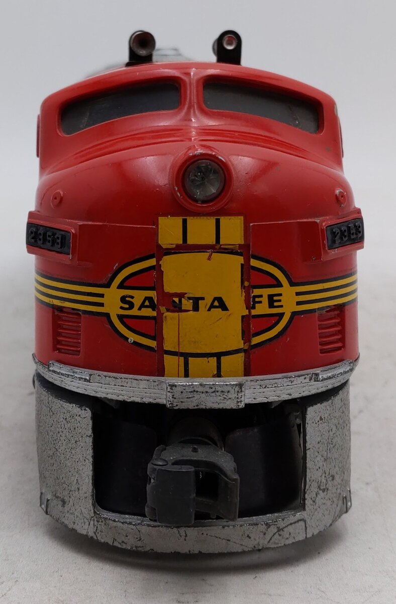 Lionel 2353 Vintage O Santa Fe F-3  Dummy Diesel Locomotive VG