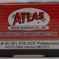 Atlas 20001076 HO Red Venturi ACF 4-Bay Centerflow Covered Hopper #51012