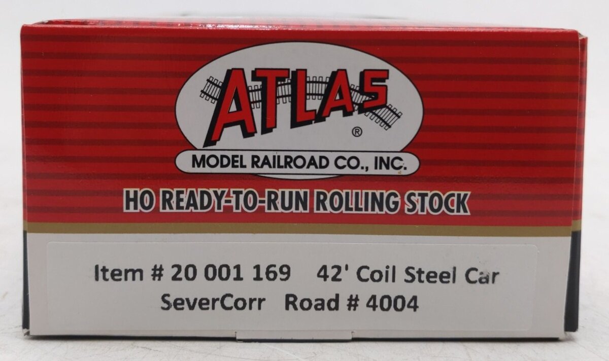 Atlas 20001169 HO Scale CAGY SeverCorr 42' Coil Steel Car #4004