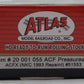 Atlas 20001055 HO ACFX ACF Pressureaide Covered Hopper #51553