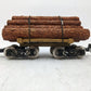 Delton 9201 G Scale Short Log Car - Metal Wheels EX
