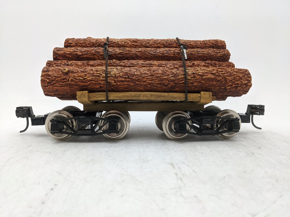 Delton 9201 G Scale Short Log Car - Metal Wheels EX