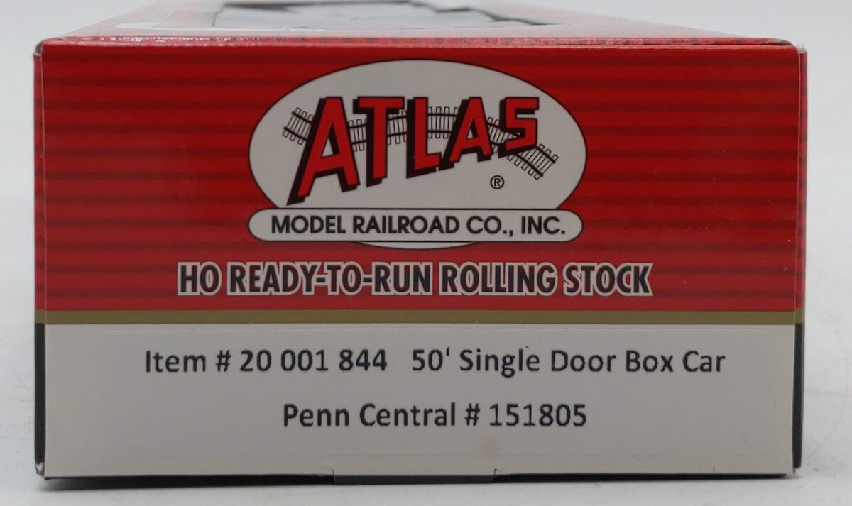 Atlas 20001844 HO Scale Penn Central 50' Single Door Boxcar #151805