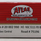 Atlas 20002990 HO Quebec Central NSC 5111 50' Plug-Door Boxcar #75196
