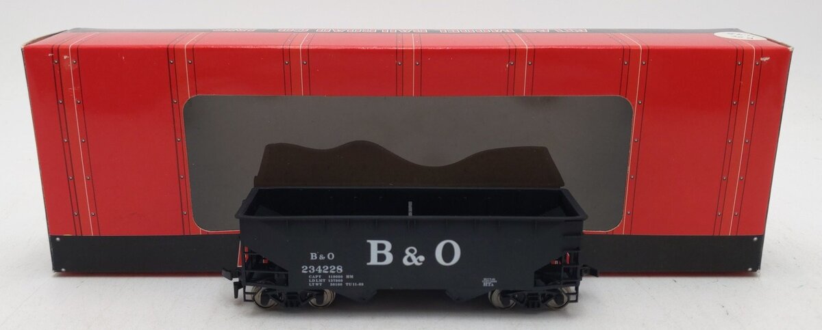 Atlas 1851 HO Scale Baltimore & Ohio 2 Bay Offset Side Hopper #234338 EX/Box