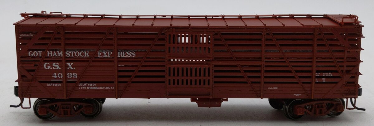 Proto 2000 4098 HO GSX Mather 40' Double Deck Stock Car #4098 LN/Box