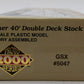 Proto 2000 5047 HO GSX Mather 40' Double Deck Stock Car #5047 LN/Box