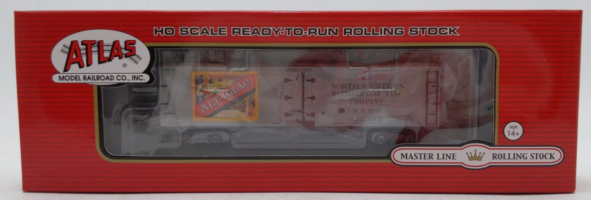 Atlas 20003087 HO Scale Alt-Brau Beer NWX 40' Wood Reefer Car #1015