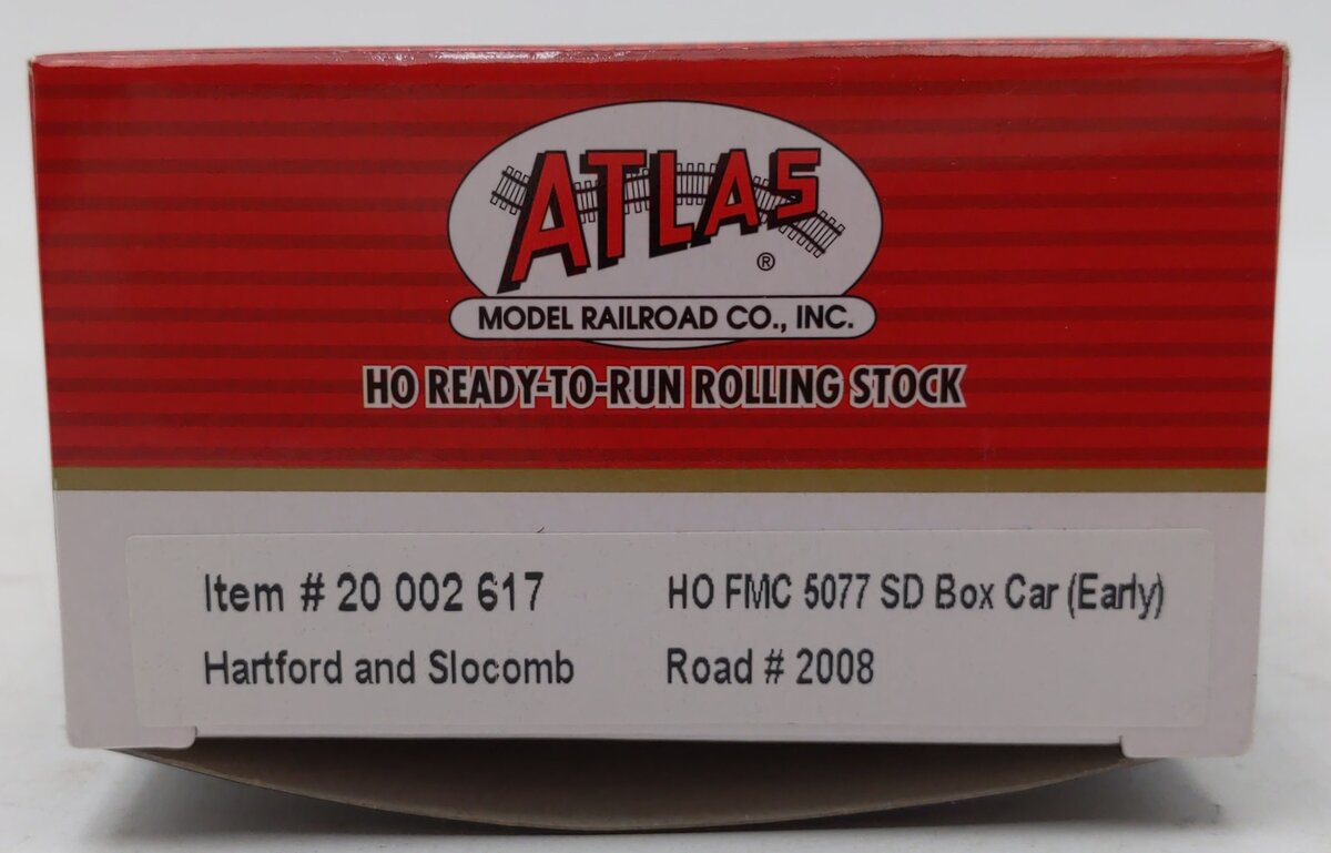 Atlas 20002617 HO Hartford & Slocomb FMC 5077 Single Door Boxcar #2008