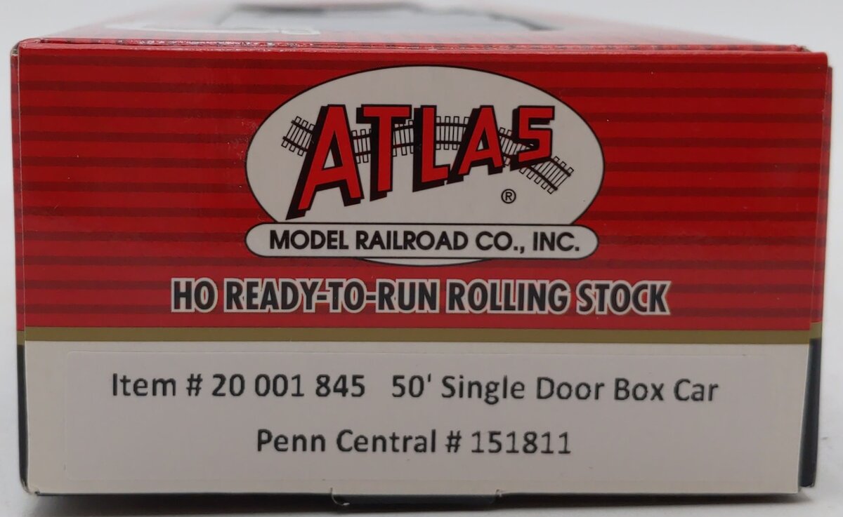 Atlas 20001845 HO Scale Penn Central 50' Single Door Boxcar #151811