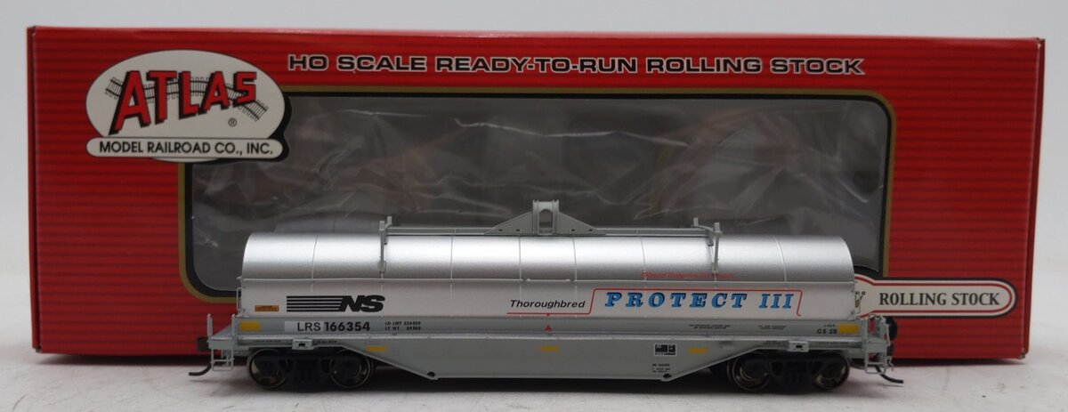 Atlas 20001431 HO Scale LRS 40' Coil Steel Car #166354 LN/Box