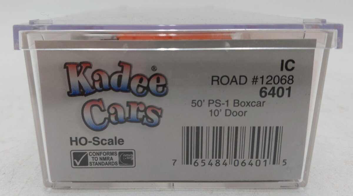 Kadee 6401 HO Scale Illinois Central 50' PS-1 Boxcar #12068