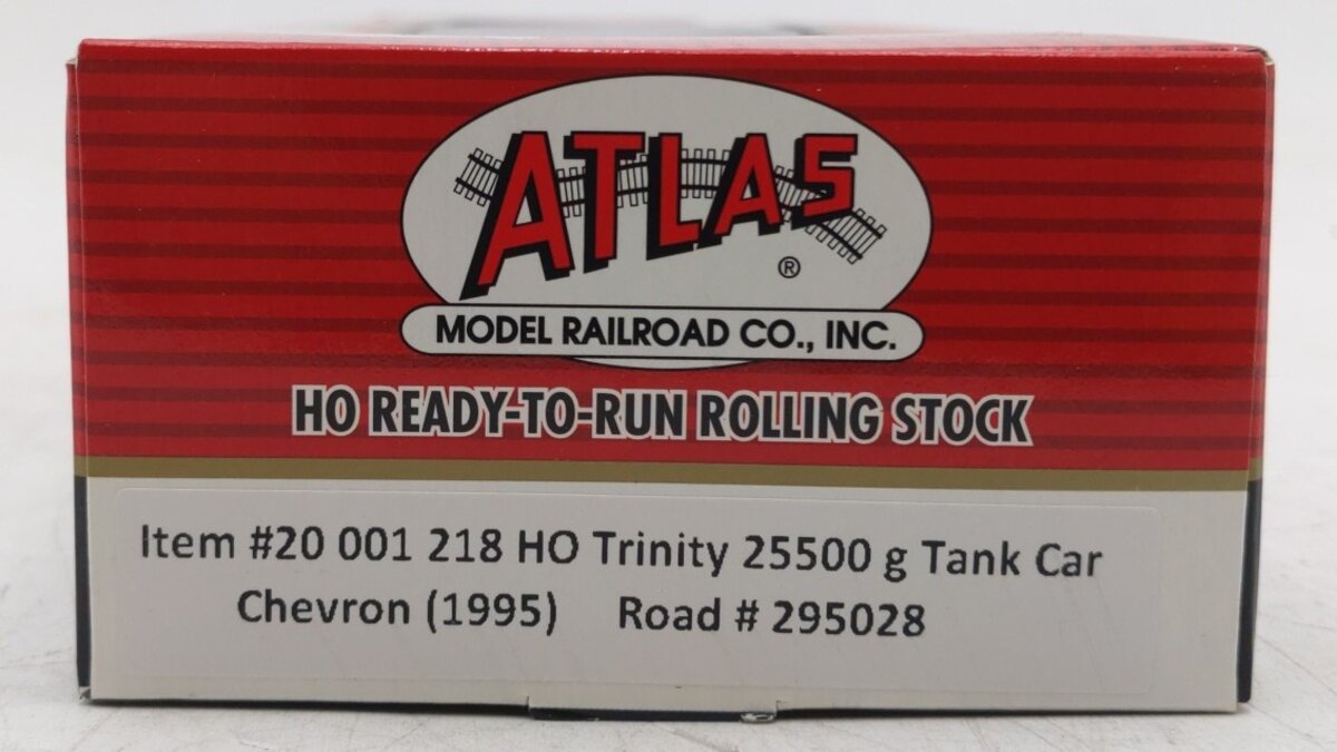 Atlas 20001218 HO Scale Chevron 1995 Version Trinity 25.5K Tank Car #295028