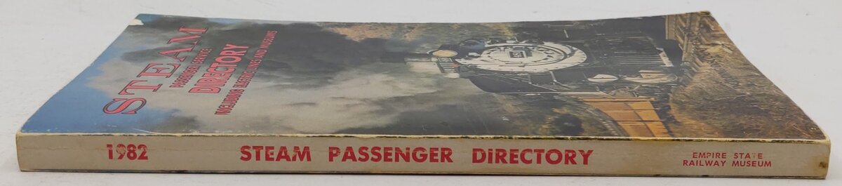 1982 Steam Passenger Service Directory Paperback Book VG