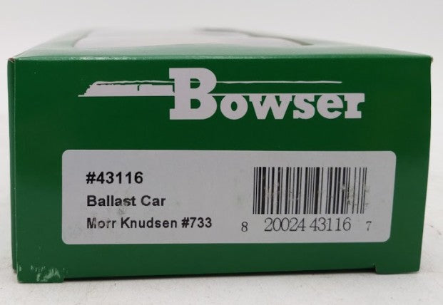Bowser 43116 HO MK 70 Ton 2 Ballast Car with Side Chutes Hopper Car RTR #733