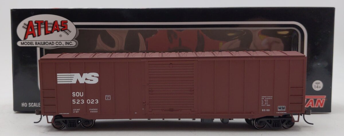 Atlas 20002579 HO Scale Norfolk Southern Trainman 50'6" ACF Box Car #523023