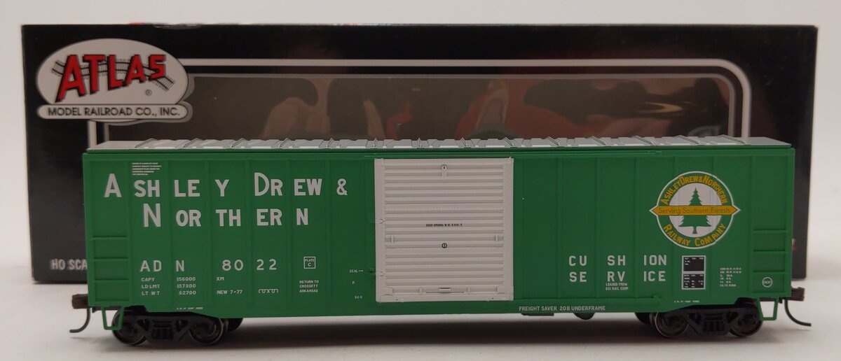 Atlas 20002567 HO Ashley Drew and Northern ACF 50'6" Box Car #8022