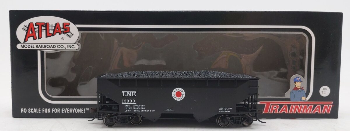 Atlas 20002485 HO Scale Lehigh & New England Hopper Car #13330
