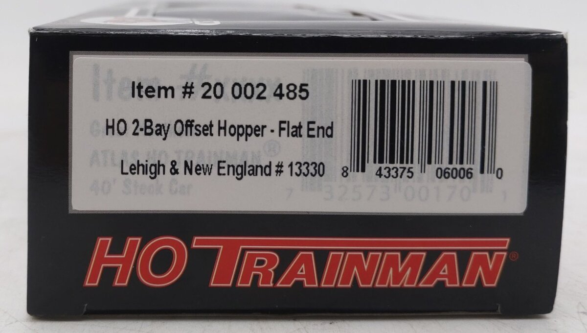 Atlas 20002485 HO Scale Lehigh & New England Hopper Car #13330
