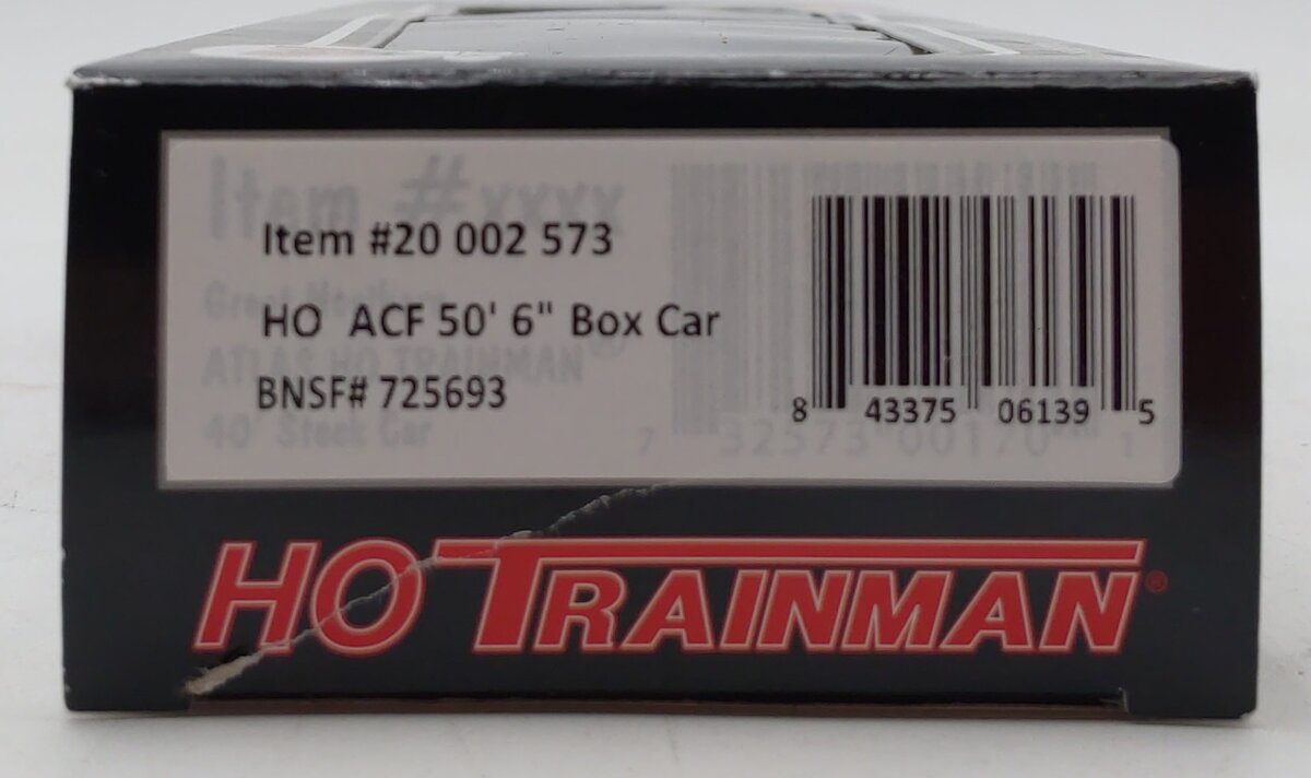 Atlas 20002573 HO Scale Burlington Northern Santa Fe 50' 6" ACF Box Car #725693