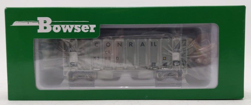 Bowser 43100 HO Conrail RTR 70-Ton 2-Bay Ballast Hopper #53880