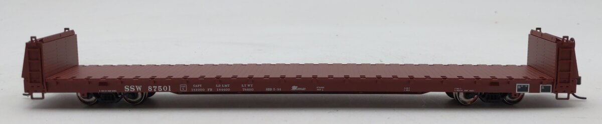 Atlas 20000851 HO Scale Trainman Bulkhead Flat/Short, SSW  #87501