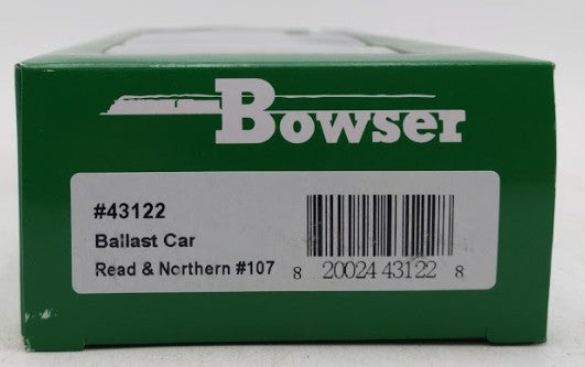 Bowser 43122 HO Reading & Northern RTR 70-Ton 2-Bay Ballast Hopper #107