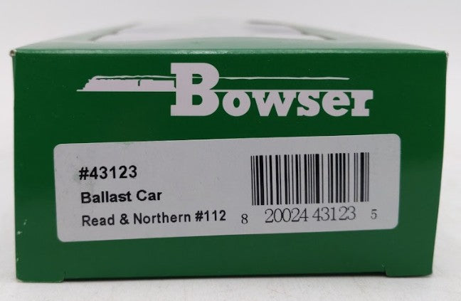 Bowser 43123 HO Reading & Northern RTR 70-Ton 2-Bay Ballast Hopper #112