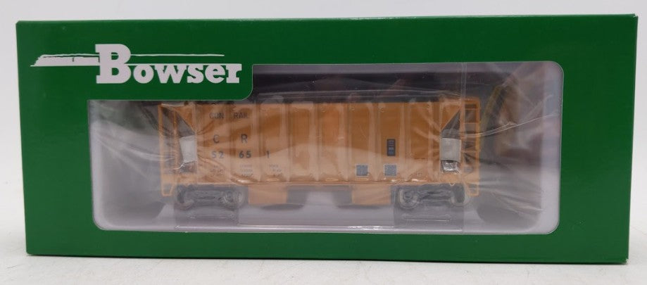 Bowser 43102 HO CR 70 Ton 2 Ballast Car with Side Chutes Hopper Car RTR #52651
