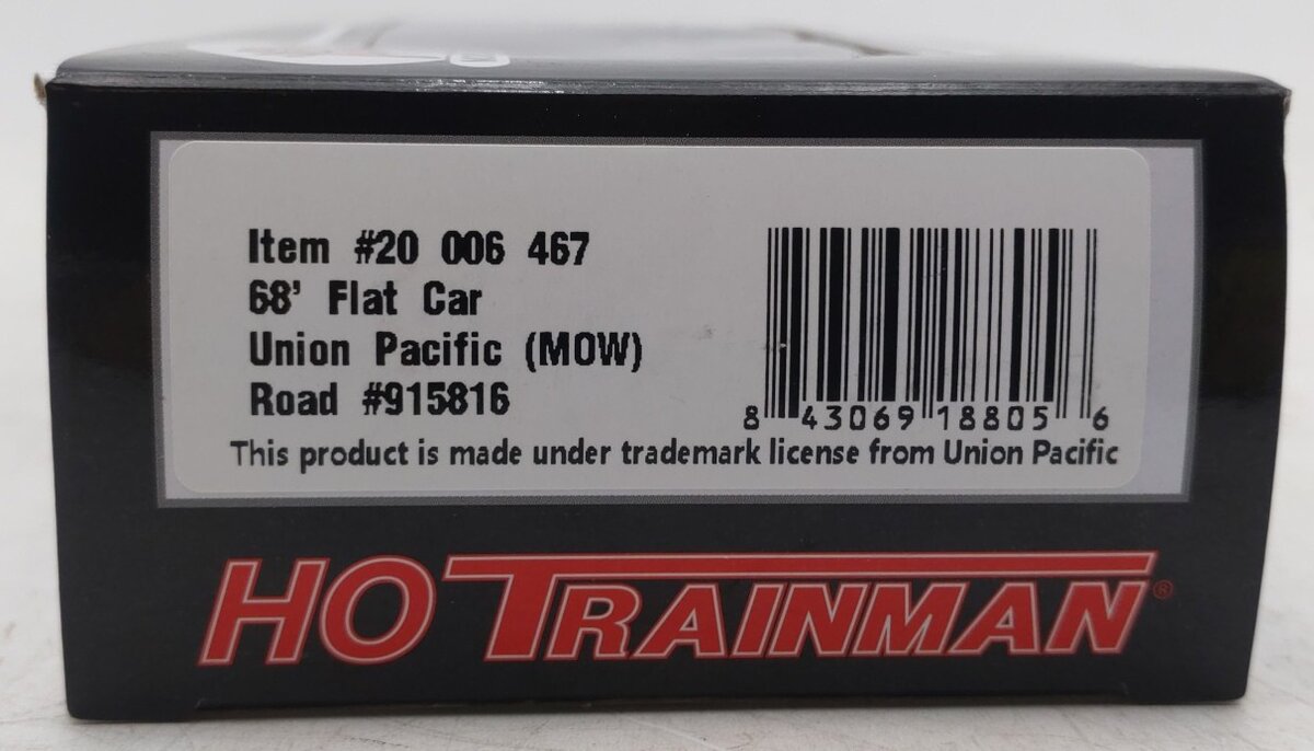 Atlas 20006467 HO Union Pacific (MOW) 68' Flat Car #915816