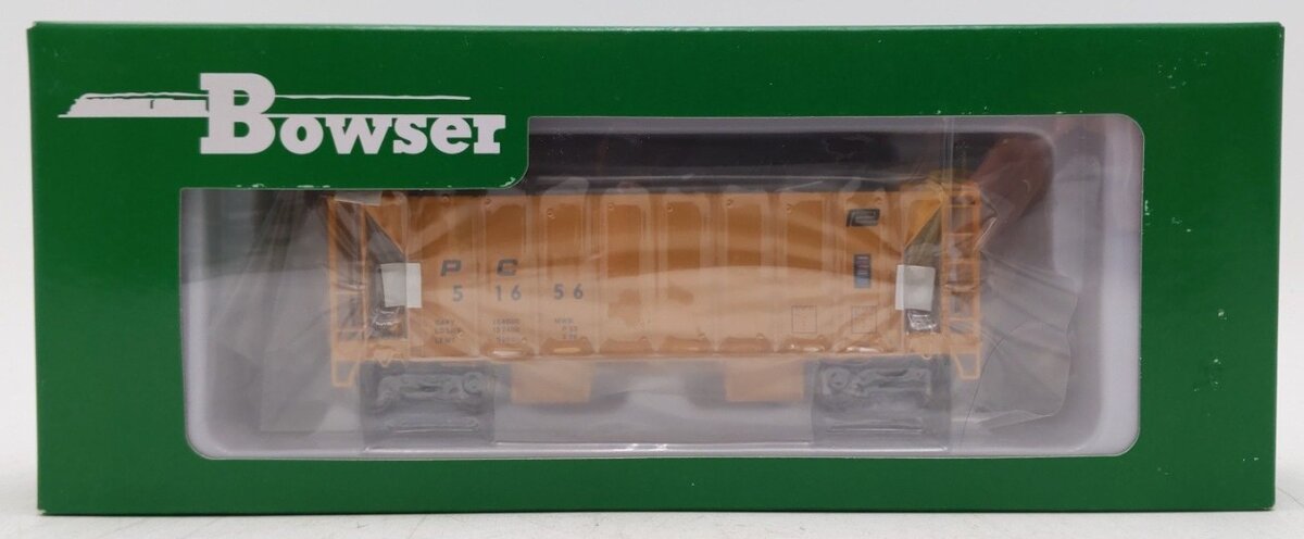 Bowser 43137 HO Penn Central RTR 70-Ton 2-Bay Ballast Hopper #51656