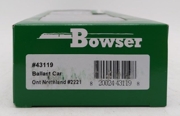 Bowser 43119 HO Ontario Northland RTR 70-Ton 2-Bay Ballast Hopper #2221