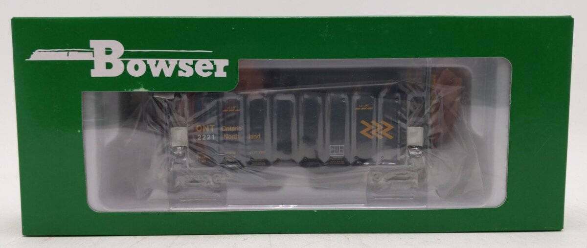 Bowser 43119 HO Ontario Northland RTR 70-Ton 2-Bay Ballast Hopper #2221