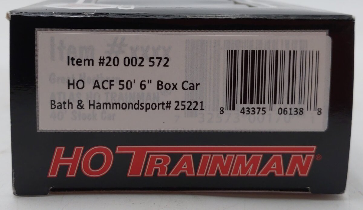 Atlas 20002572 HO Scale B&H Trainman 50'6