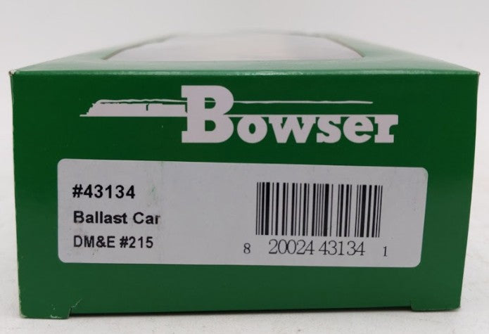 Bowser 43134 HO DM&E 70 Ton 2 Ballast Car with Side Chutes Hopper Car RTR #215