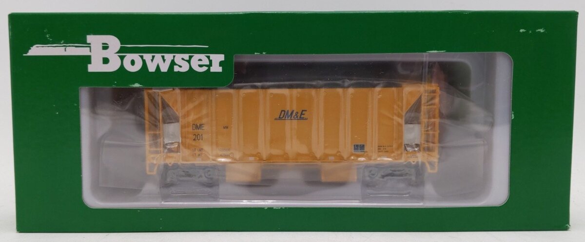 Bowser 43132 HO Dakota Minnesota & Eastern RTR 70-Ton 2-Bay Ballast Hopper #201