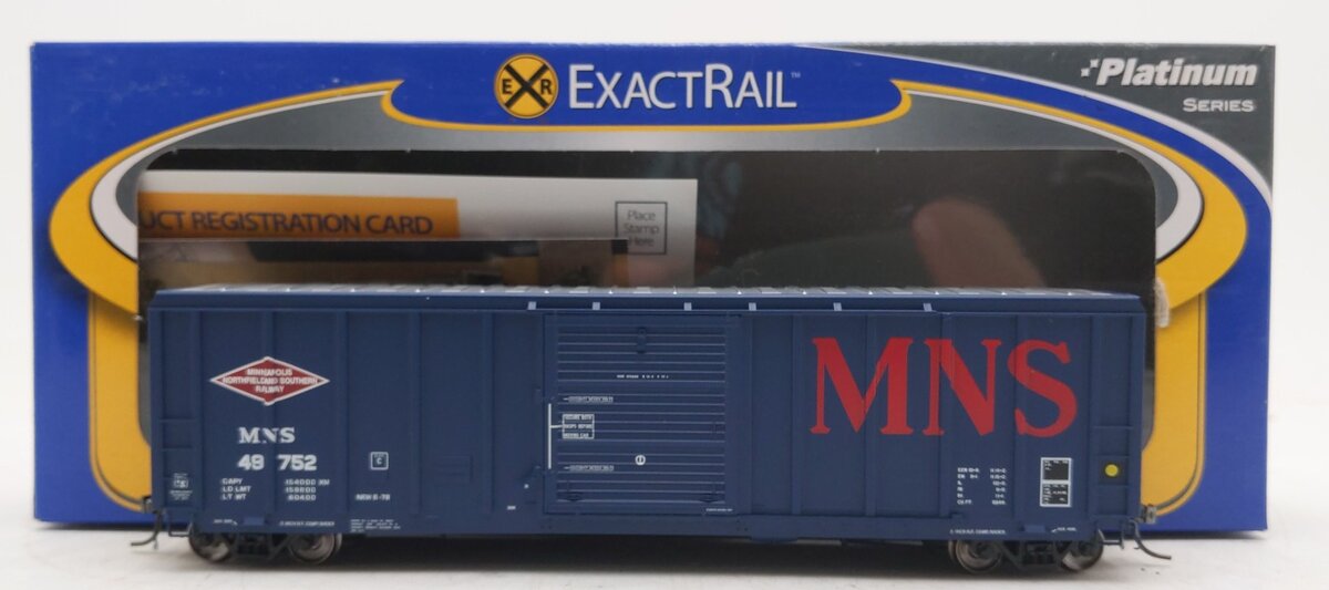 ExactRail EP-80903-4 HO Minneapolis, Northfield & Southern PS5344 Box Car #49752