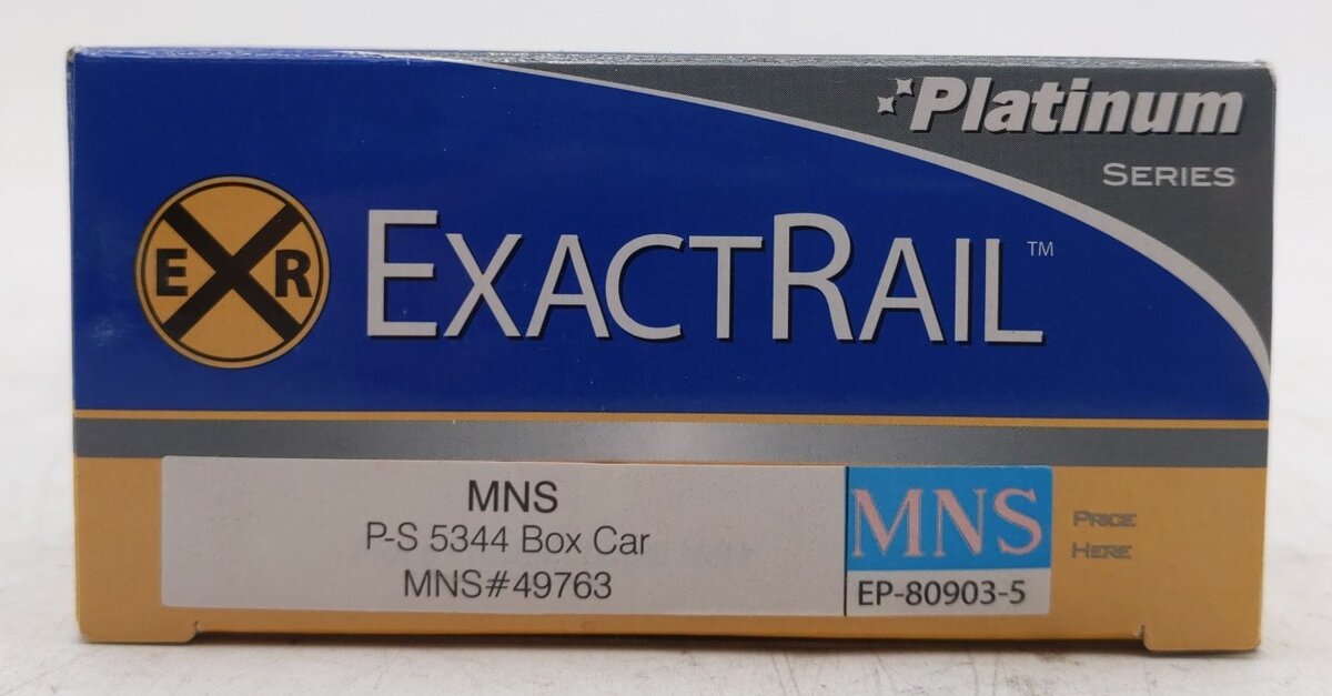 ExactRail EP-80903-5 HO Minneapolis, Northfield & Southern PS5344 Box Car #49763
