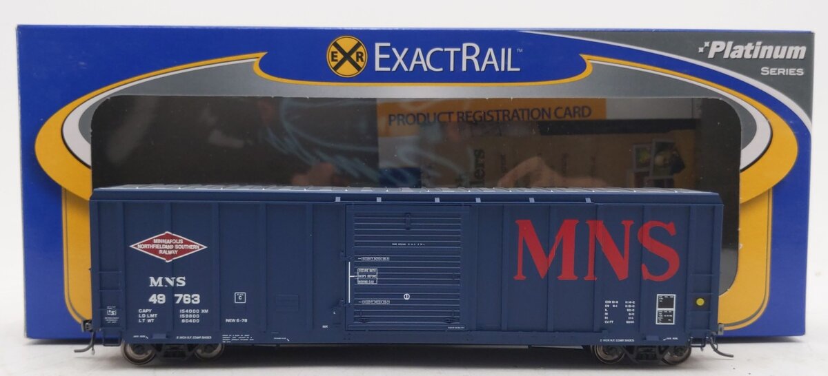 ExactRail EP-80903-5 HO Minneapolis, Northfield & Southern PS5344 Box Car #49763