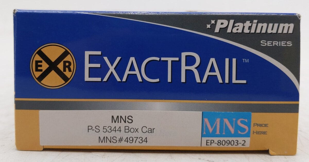 ExactRail EP-80903-2 HO Minneapolis, Northfield & Southern PS5344 Box Car #49734