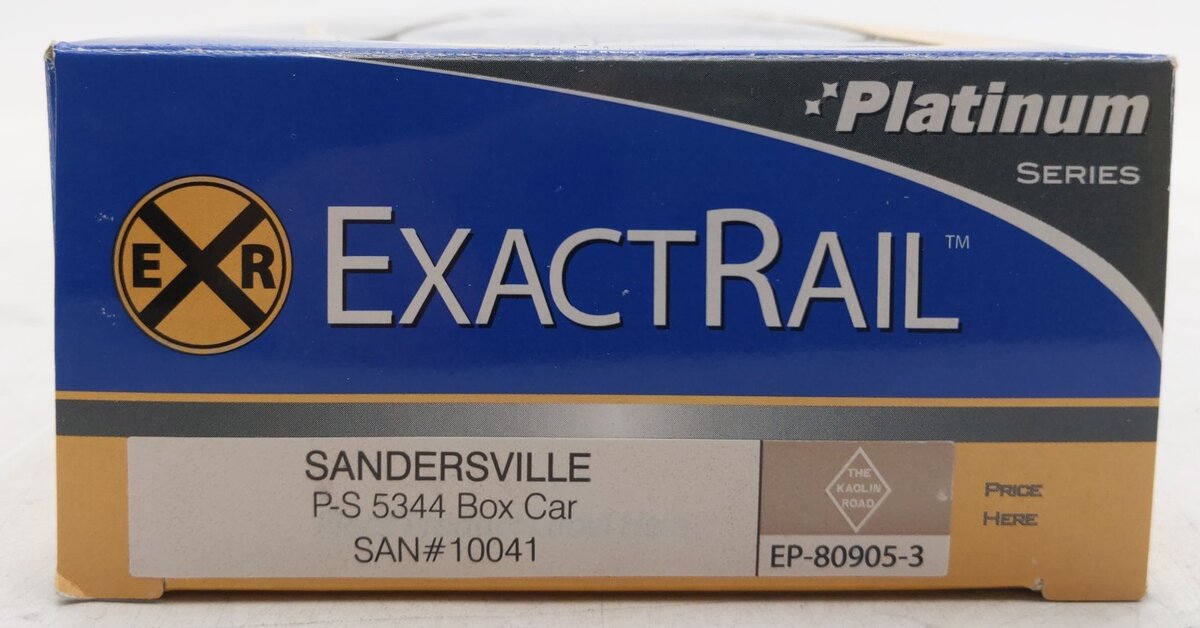 ExactRail EP-80905-3 HO Sandersville Railroad PS5344 Box Car #10041