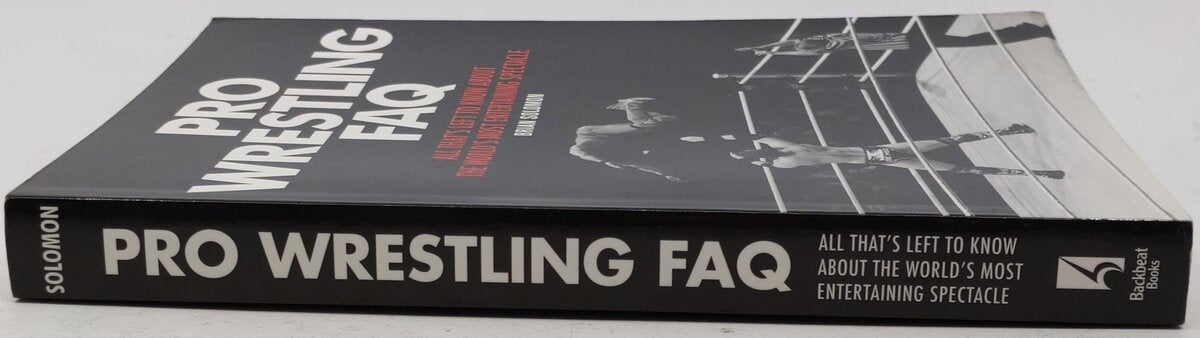 Pro Wrestling FAQ Paperback Book By Brian Solomon EX