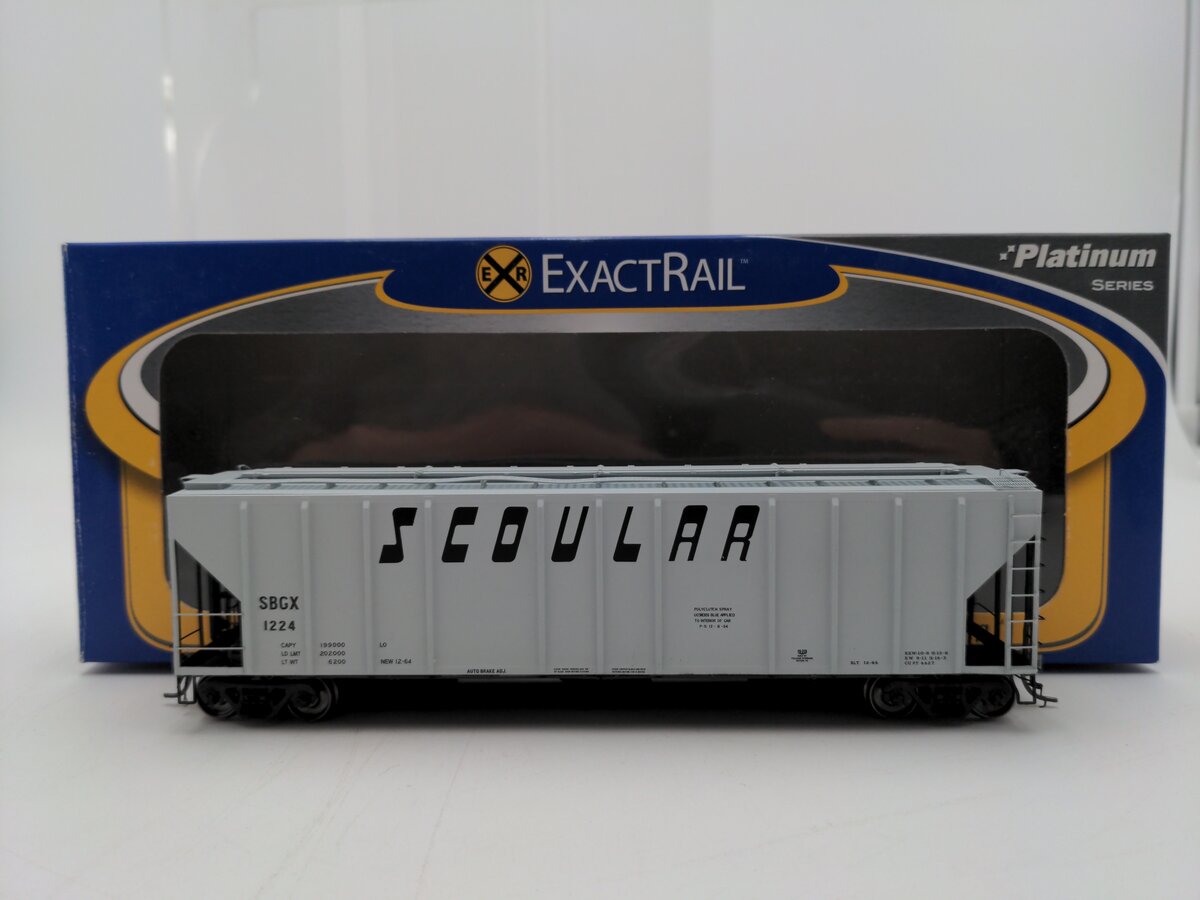 ExactRail EP-80178-3 HO Scale Scoular Grain Hopper #1224 NIB