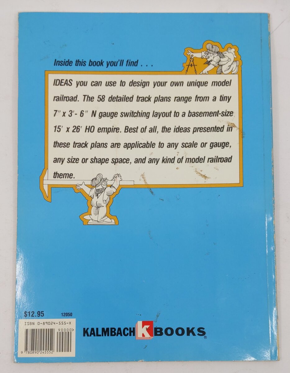 Track Planning Ideas from Model Railroader 58 Track Plans Paperback Book VG