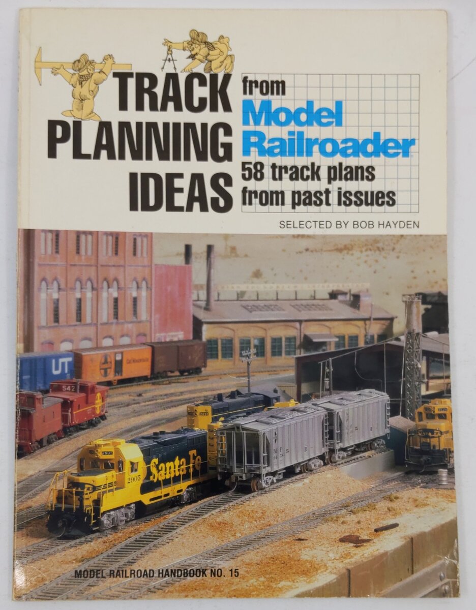 Track Planning Ideas from Model Railroader 58 Track Plans Paperback Book VG