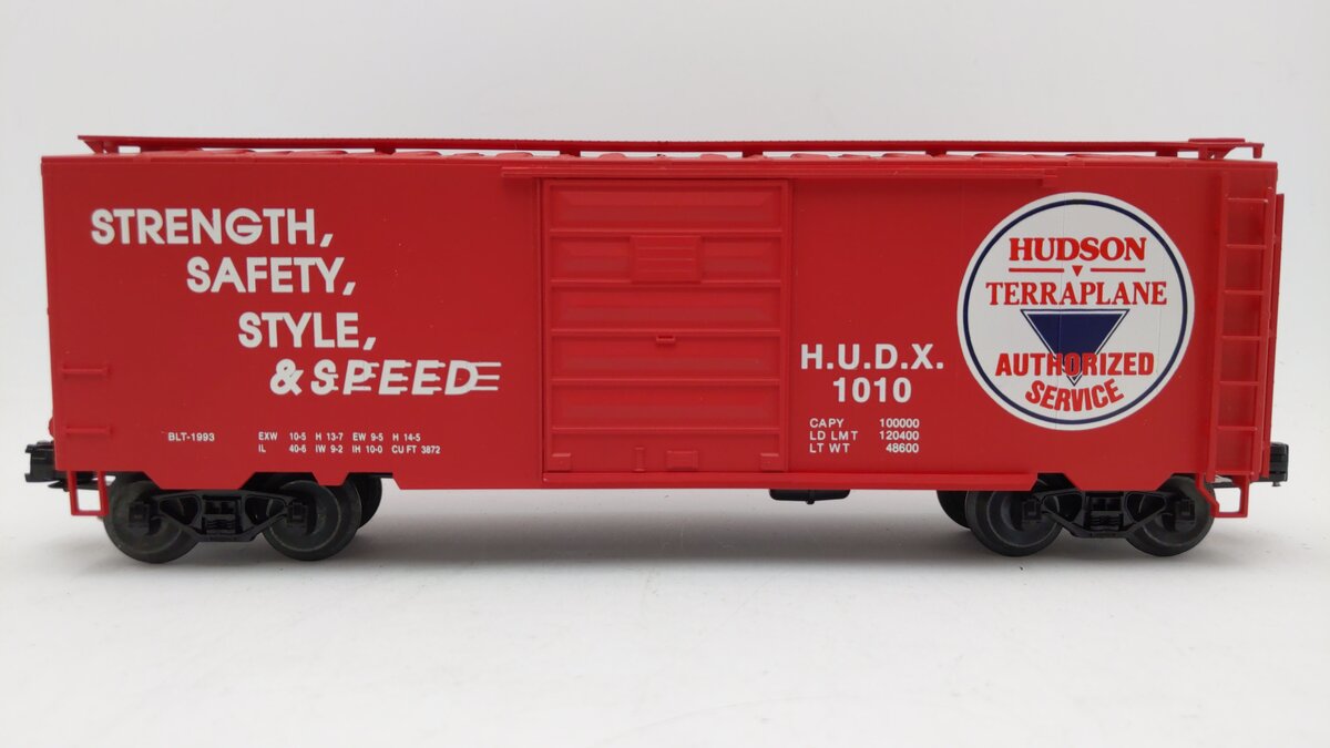 Weaver 1010 O Gauge Hudson Terraplane Boxcar (3 Rail) EX/Box