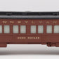 Lionel 6-9513 O Gauge Pennsylvania "Penn Square" Pullman Passenger Car EX