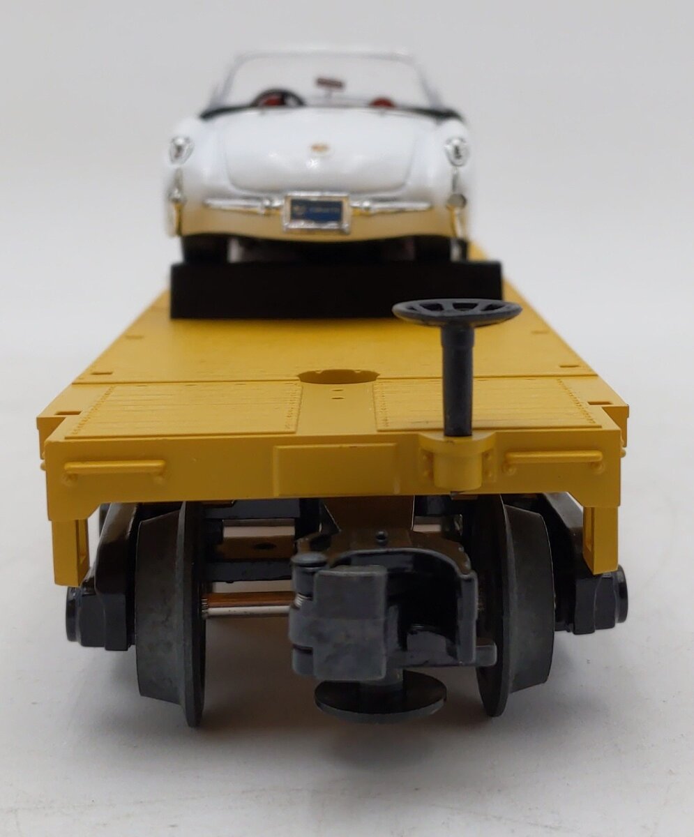 MTH 33-7603 O Gauge Chessie Flatcar w/ Corvette #81130 EX/Box