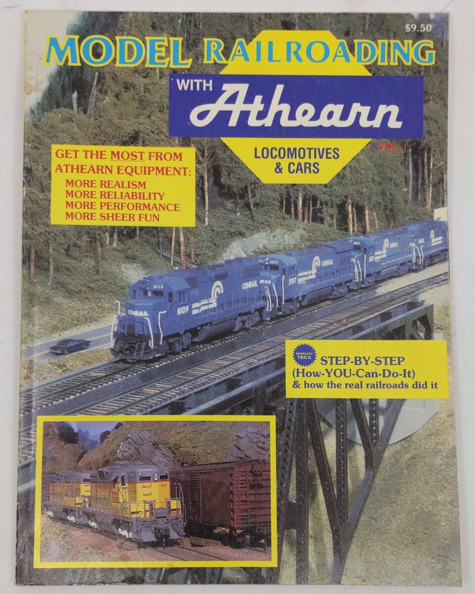 Model Railroading With Athearn Locomotives & Cars Paperback Book VG